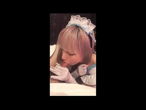 ❤️ جاپاني بت [ميوڪا]، فرينچ نوڪر جو لباس، حصو 1، بلو جاب ۽ لوشن سان جرڪ آف ❤  ❌️❤